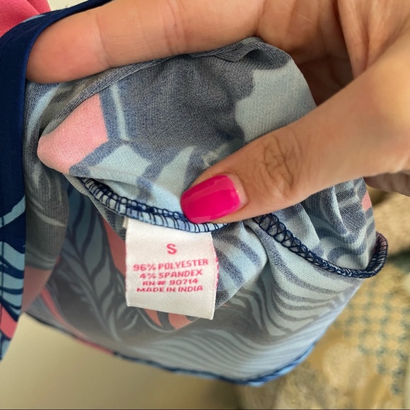 Palm Print T-shirt Dress - Picture 4 of 4